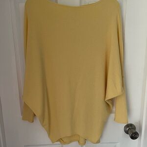 Charlotte Avery Banana Yellow Batwing sweater